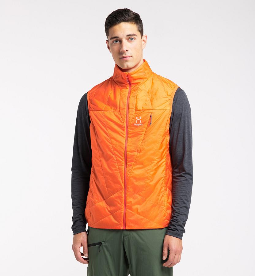 Haglöfs Mens L.I.M Barrier Vest Orange New Zealand 48103UGQV